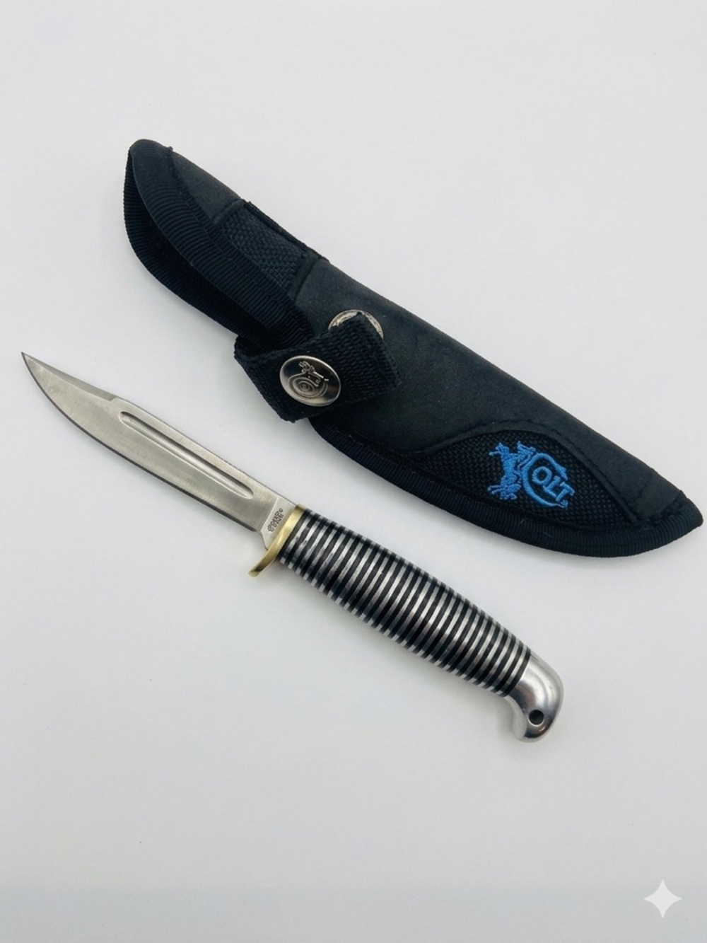 Colt CT 469 Black Beauty Small Fixed Blade Knife With Sheath